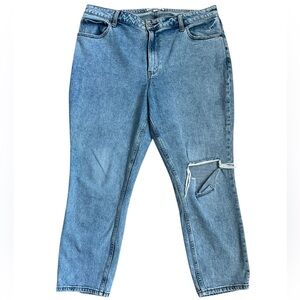 Abercrombie & Fitch A&F Women 16s/33 Short Distressed High Rise Skinny Jeans